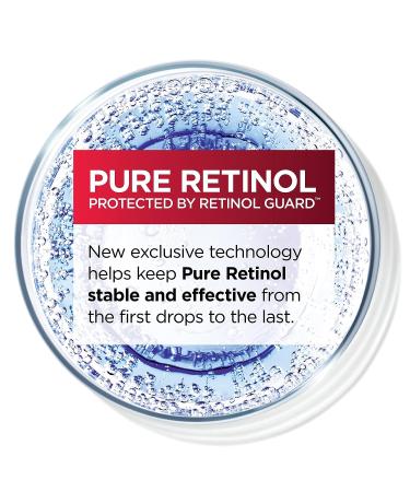 L'Oreal Paris Revitalift 0.3% Pure Retinol Night Serum - Visibly Reduce Deep Wrinkles, Fragrance Free - 1 oz + Moisturizer Sample - Buy Online on GoSupps.com