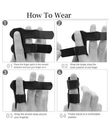 Buy Finger Splint Brace | Self-Adhesive Arthritis Stabilizer | Injury Support with Metal Support | Trigger Finger Splint (Single Piece) - Fast International Shipping - Buy Online on GoSupps.com