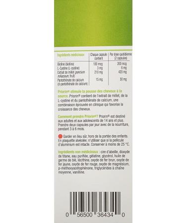 Priorin Hair Growth Capsules - 60 Count for Stronger  Thicker Hair - Buy Online on GoSupps.com