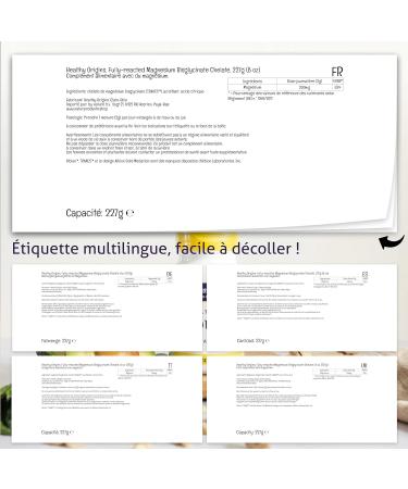 Healthy Origins Fully-Reacted Magnesium Bisglycinate Chelate 227g Vegan Powder Gluten Free Soy Free Vegetarian - Buy Online on GoSupps.com