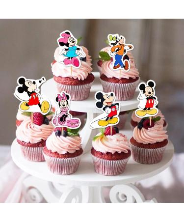 40PCS Cupcake toppers for Kids Birthday Decorations Cute Cake Decorations Party Supplies for Kids Boys Girls - Buy Online on GoSupps.com