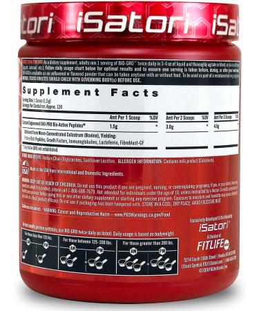 iSatori Bio-GRO Protein Synthesis Amplifier - Lean Muscle Builder & Recovery Accelerator - Buy Online on GoSupps.com