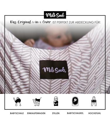 Buy MILK SNOB 5-in-1 Multifunctional Baby Carrier | Herringbone | Stroller Sun Protection & Breastfeeding Top | International Shipping - Buy Online on GoSupps.com