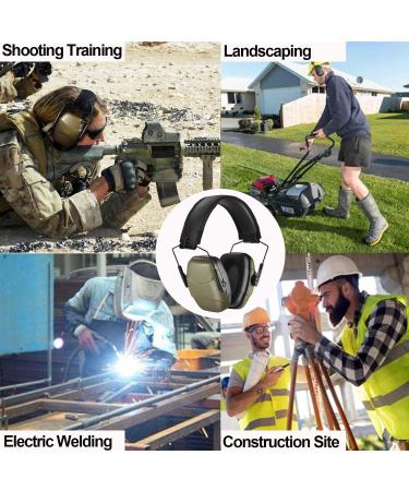 34 dB Shooting Ear Protection Earmuffs - Industrial Grade Comfort & Portability for Effective Hearing Protection - Buy Online on GoSupps.com