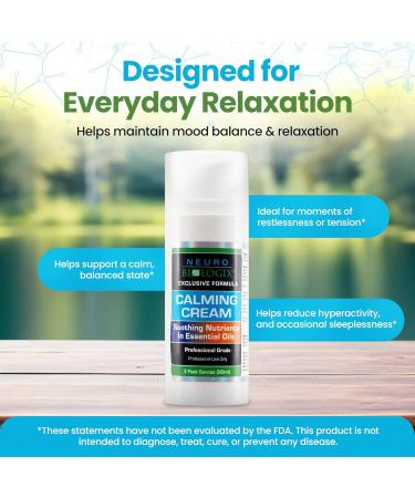 Neuro biologix Calming Cream with GABA & L-Theanine - Lavender - 3.2 Oz. - Buy Online on GoSupps.com