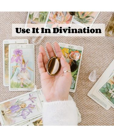 Buy Tiger Eye Thumb Stone - Natural Healing Crystal for Stress Relief Fortune Telling & Energy Balancing | International Shipping - Buy Online on GoSupps.com