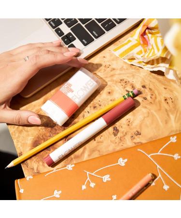 FLOWER BEAUTY Scribble Stick 2-in-1 Lip & Eye Liner by Drew Barrymore - Smooth Blendable Caramel Shade - International Shipping Available - Buy Online on GoSupps.com