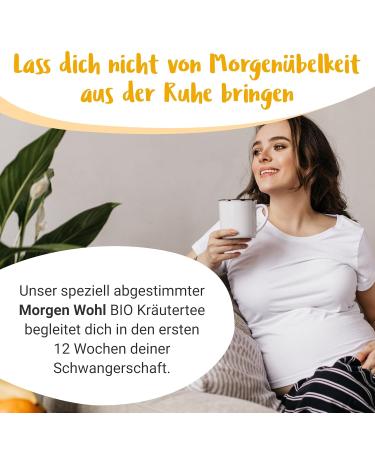 Good Morning Mommy - Organic Pregnancy Tea for 1st Trimester with Ginger Mint & Women's Herbs | PregniVital - International Shipping - Buy Online on GoSupps.com