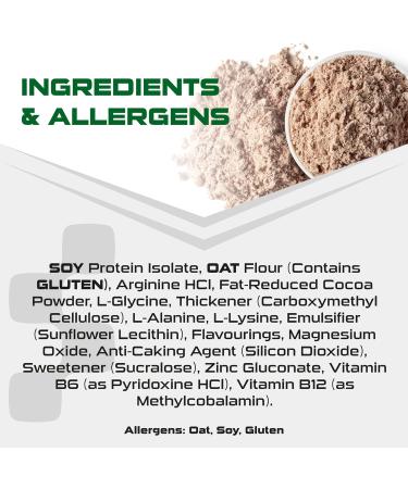 SCI-MX Pro-V Gain Vegan Chocolate Soy Protein Powder Isolate - 2.2KG (49 Servings) | Muscle Growth & Maintenance | Sugar Free | Non-GMO | B12 & Magnesium Included - Buy Online on GoSupps.com