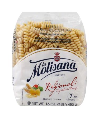 La Molisana Pasta Fusilli Bucati Cort, 1 Pound (Pack of 1)