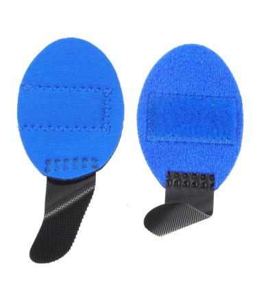 FRCOLOR 2pcs Finger Splint Finger Brace Finger Extension Splint Broken Finger Stabilization Kickstand Injured Brace Finger Wraps Sports Splint Pinky Brace Thumb Strap Ok Cloth 10.00X4.00X0.20CM Blue