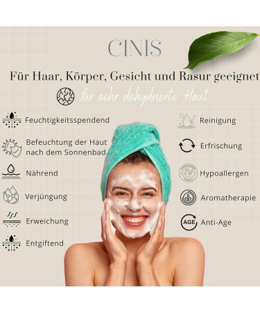 CINIS Live Greek Organic Yoghurt & Honey - Handmade Aromatic 100% Natural Soap for Very Dehydrated Skin - e100g - Buy Online on GoSupps.com