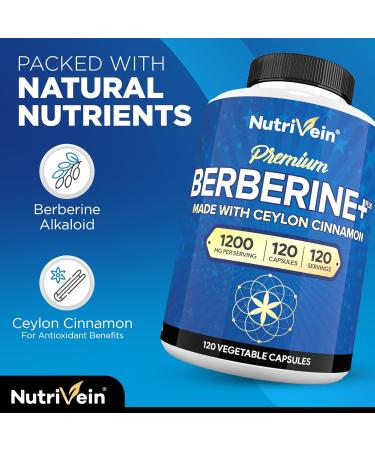 Nutrivein Premium Apple Cider Vinegar Capsules & Berberine Supplement Bundle: High-Absorption Berberine & Apple Cider Vinegar Supplements Bundle for Digestion, Detox, & Whole-Body Balance - Buy Online on GoSupps.com