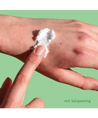 Puremetics 3-in-1 Shower Fluff Lime with Salt Peeling | Vegan Plastic-Free 250g Shower Gel Peeling & Lotion - Buy Online on GoSupps.com