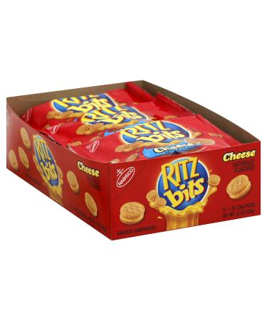 Ritz Bits Cheese Cracker, 1 Ounce (Pack of 12) CHEESE 1 Ounce (Pack of 12)