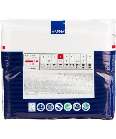 Abena Abri-San Premium Incontinence Pads - Men & Women - Fast Absorption - 500ml Absorbency - 28PK - Buy Online on GoSupps.com
