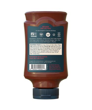 Sir Kensington's Classic Ketchup 20 oz Pack of 6 | Made from Whole Tomatoes | No HFCS | Gluten-Free | Certified Vegan | Non-GMO | Shelf-Stable - Buy Online on GoSupps.com