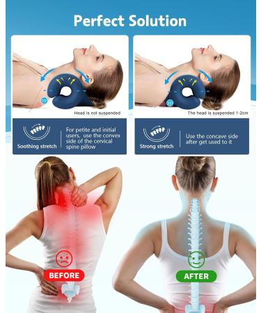 Genetic Relaxation Pillow - Portable Cervical Traction Device for Neck & Shoulder Pain Relief | International Shipping - Buy Online on GoSupps.com