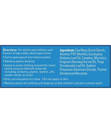 Vicks Childrens VapoPatch 5ct - Mess-Free Aroma Patch for Kids Ages 6+, Non-Medicated Vicks Vapors, Soothing and Comforting - 2pk - Buy Online on GoSupps.com