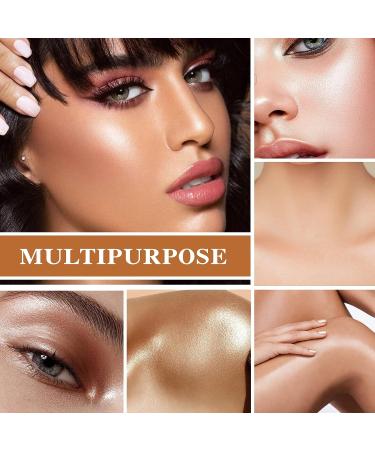 3-in-1 Cream Highlighter Contour Stick Set for Cheeks, Eyes & Lips - Waterproof, Long-Lasting & Natural Glow | Face Foundation Makeup Kit - Buy Online on GoSupps.com