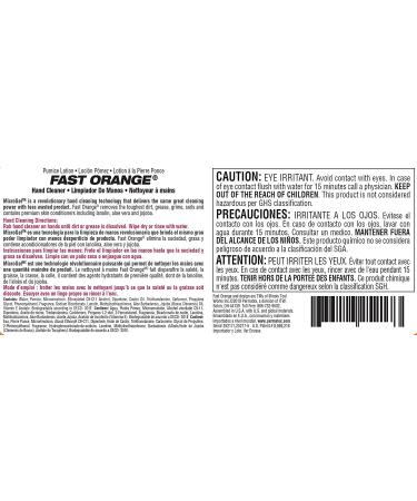 Permatex 25217 Fast Orange Pumice Lotion Hand Cleaner 64oz - 1/2 Gallon Bottle - Buy Online on GoSupps.com