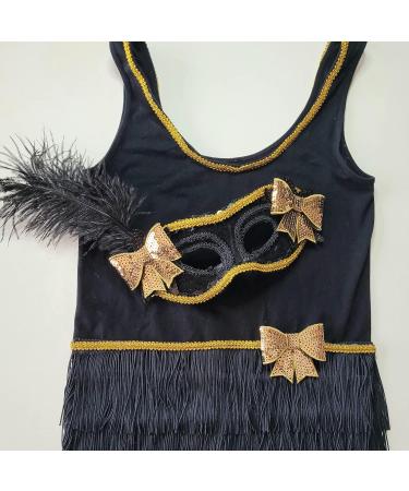 5 Yard Cut of Black Chainette Fringe Trim - Trims by the Yard 4 | Premium Quality - Buy Online on GoSupps.com