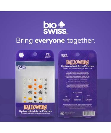 BioSwiss Halloween Pimple Patches - Hydrocolloid Acne Spot Stickers for Zits & Blemishes (72 Count) - International Shipping Available - Buy Online on GoSupps.com