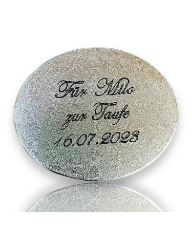 Silver-Plated Curl Tin & Tooth Tin Bear Gift Set - Engraved Twinkle | International Shipping - Buy Online on GoSupps.com
