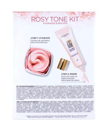 L'Oreal Paris Skin Care Gift Set: Rosy Tone Face Moisturizer & Radiance Booster - 1 Kit - Buy Online on GoSupps.com
