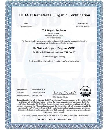Ys Eco Bee Organic Honey - 1 lb Jar | Pure, Raw & Unfiltered - Buy Online on GoSupps.com