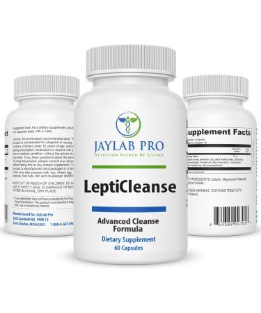 JAYLAB PRO LeptiCleanse - 60 Capsules, Liver Detox & Support for Women Weight Loss - Natural Formula for Liver Balance, Digestive Cleanse, and Leptin Resistance Support - Buy Online on GoSupps.com