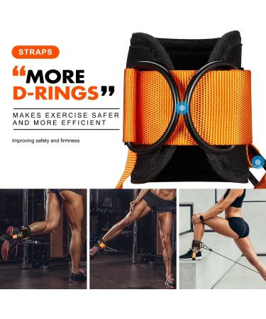 HPYGN Padded Ankle Strap for Cable Machine - Adjustable Comfort Ankle Cuff for Glute Workouts, Leg Extensions, and Booty Hip Abductors Exercise - Buy Online on GoSupps.com