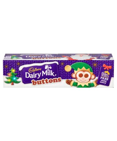 Cadbury Dairy Milk Buttons Christmas Tube 72g