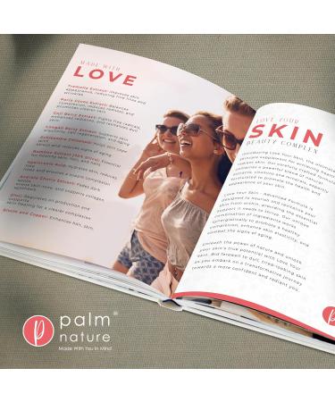 Palm Nature Love Your Skin Advanced Skincare Supplement - Cherry,Berry - 90 Vegan Capsules - Buy Online on GoSupps.com