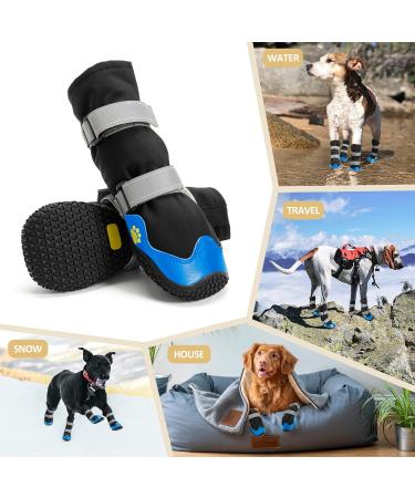 Buy Ohcozzy Dog Shoes - Waterproof Reflective Straps Anti-Slip for All Sizes | XL Blue - Ultimate Paw Protection - Buy Online on GoSupps.com
