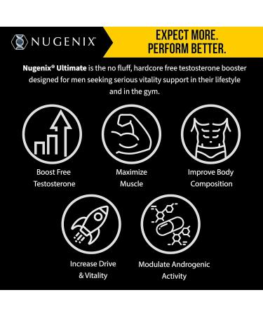 Nugenix Ultimate Free Testosterone Booster - 240 Count 240 Count (Pack of 1) - Buy Online on GoSupps.com