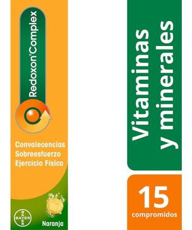  Redoxon Redoxon Complex Vitamins and Minerals an aid to energy recovery and mineral salts suitable for physical exercise overwork and convalescence 15 effervescent tablets - Buy Online on GoSupps.com