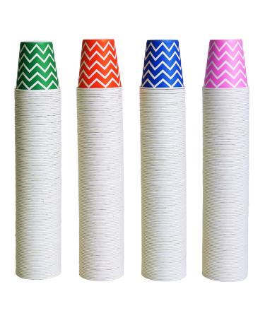 500 Pack 5oz Paper Cups, Multicolor Paper Disposable Cups, Small Mouthwash Cups, Cold Beverage Drinking Cup for Party,Travel and Event (Strip) 5-ZB-500-TW - Buy Online on GoSupps.com
