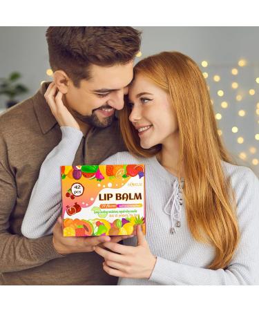 42 Pack Lip Balm Natural Lip Balm Bulk with Shea Butter Vitamin E and Coconut Oil Moisturizing for Chapped Lips Best Lip Care Suitable for People of All Ages - 14 Flavors 0.15 Oz Pack of 42 - Buy Online on GoSupps.com