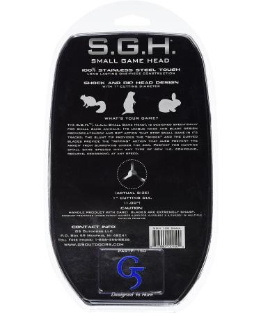 G5 Outdoors Small Game Broadheads - Blunt Tip Design, 100 Grain (3 Pack) | Ideal for All Bow Types - Buy Online on GoSupps.com