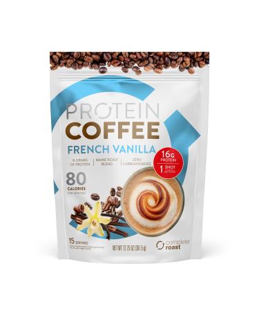 Complete Roast Coffee Protein 16g Protein 0 Carbs 15 Servings French Vanilla French Vanilla 13 Ounce (Pack of 1)