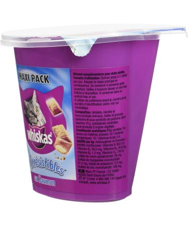 WHISKAS Les Irr sistibles Friandises au Saumon pour Chat - 105 g (Pack de 10) - Friandises Savoureuses pour Chats - Livraison Internationale - Buy Online on GoSupps.com