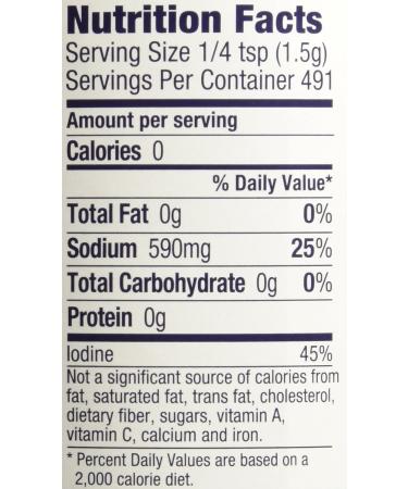 Morton Salt Iodized Sea Salt 26 oz 2 pk by Morton Salt - Buy Online on GoSupps.com