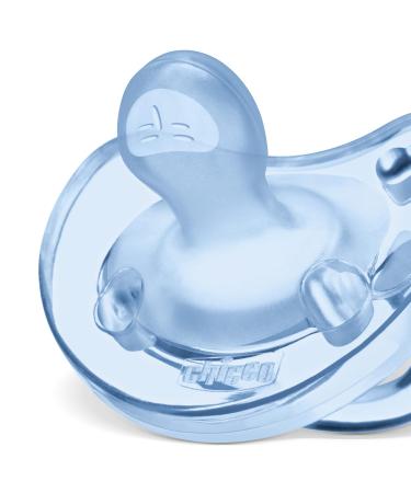 Chicco Gommotto Physio Soft Blu Silicone - 0-6 Months 1 Piece | Premium International Shipping - Buy Online on GoSupps.com