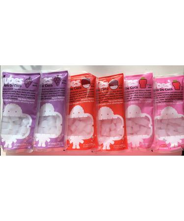 Jubes Nata De Coco Assorted Combo Pack | 76.2 oz (6 x 12.7 oz) - Best Quality & Flavorful Treats - Buy Online on GoSupps.com