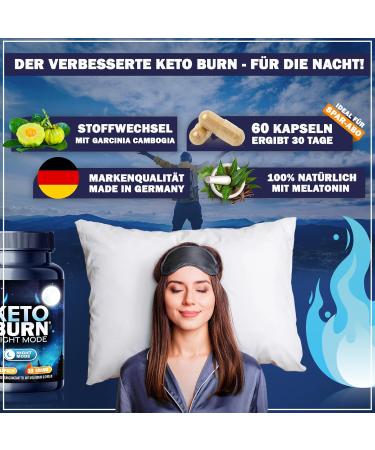 Keto Burn Night Mode Capsules - 180ct | Enhanced Formula with Melatonin & Choline for Fast Metabolism | Buy Now for Optimal Night Support - Ships Internationally - Buy Online on GoSupps.com