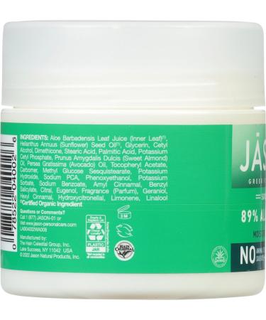 Jason Soothing Aloe Vera 89% Moisturizing Creme 4 oz - Hydrating Skin Care (Pack of 1) - Buy Online on GoSupps.com