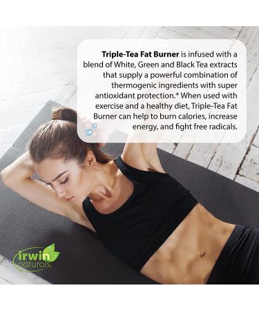 Irwin Naturals Triple-Tea Fat Burner 75 Softgels | Boost Weight Loss & Metabolism - Buy Online on GoSupps.com