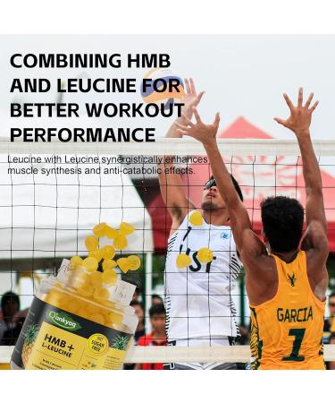 Q'ankyaq 3000mg HMB Supplements Chewable Muscle Growth & Relief Workout Recovery for Elder with Vitamin D3 Sugar Free 120 Counts - Buy Online on GoSupps.com