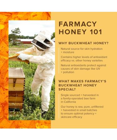 Farmacy Peptide Lip Balm | Hydrating Lip Smoothie with Vitamin C - Nourishing Treatment for Plump Smooth Lips | Honey Vanilla 10g - Buy Online on GoSupps.com